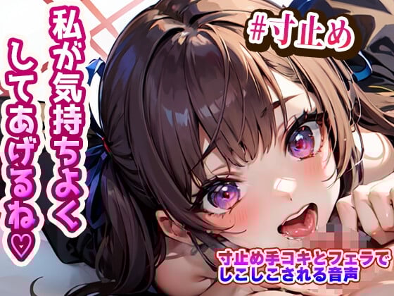 Cover of 女の子に寸止め手コキとフェラでしこしこされる音声
