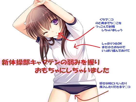 Cover of 新体操部キャプテンの弱みを握りおもちゃにしちゃいました